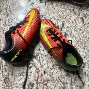 Nike Red and Black Sneakers Sleek Design